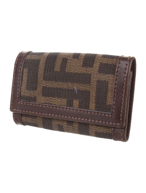 fendi zucca key case